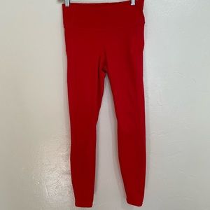 Bright Red Athleta Leggings